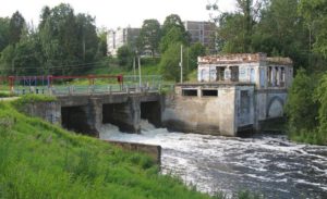 Плотина Сиверская на р. Оредеж